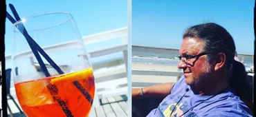 Peter mario am Strand in den Niederlanden